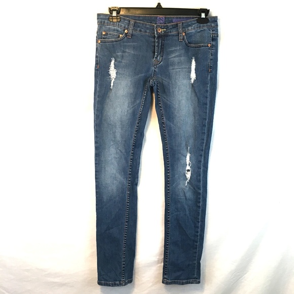 Flying Monkey Denim - Flying Monkey Skinny Distressed Destructed Jeans